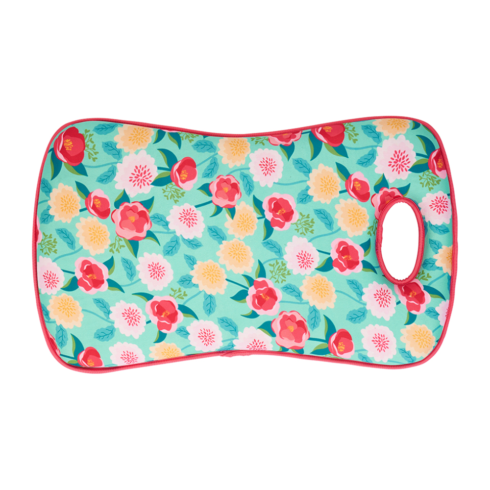 Load image into Gallery viewer, ANNABEL TRENDS Kneeling Mat - Camellias Mint