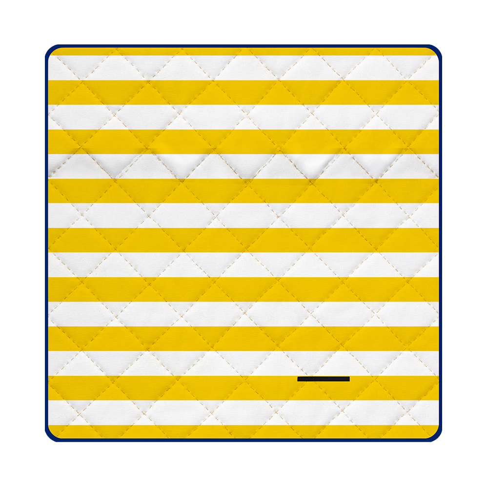 Load image into Gallery viewer, ANNABEL TRENDS Beach & Picnic Mat - Yellow Stripe
