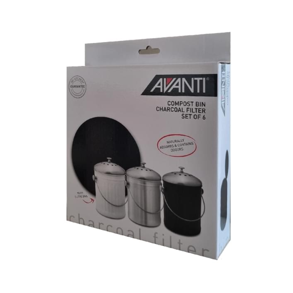 AVANTI Compost Bin 5L Charcoal Filter - Pack of 6