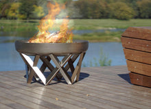 Load image into Gallery viewer, ALFRED RIESS Curonian Steel Fire Pit - Medium