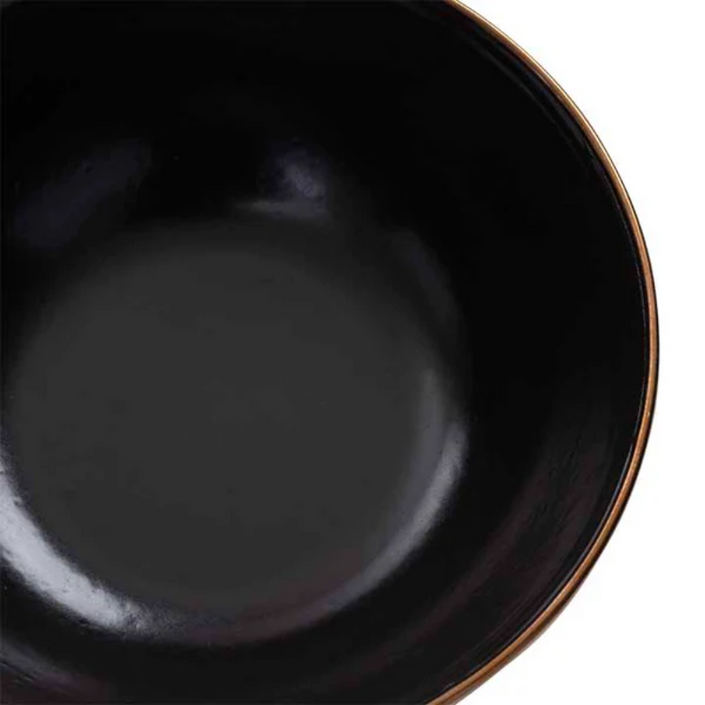 BAREBONES Enamel Bowl - Charcoal (Set of 2)
