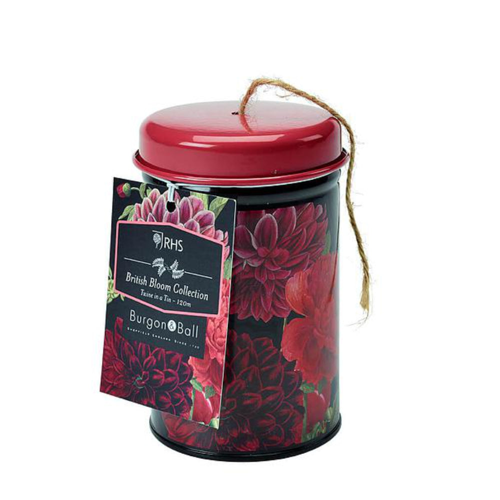 Load image into Gallery viewer, BURGON & BALL British Bloom 'Dahlia' Twine in a Tin