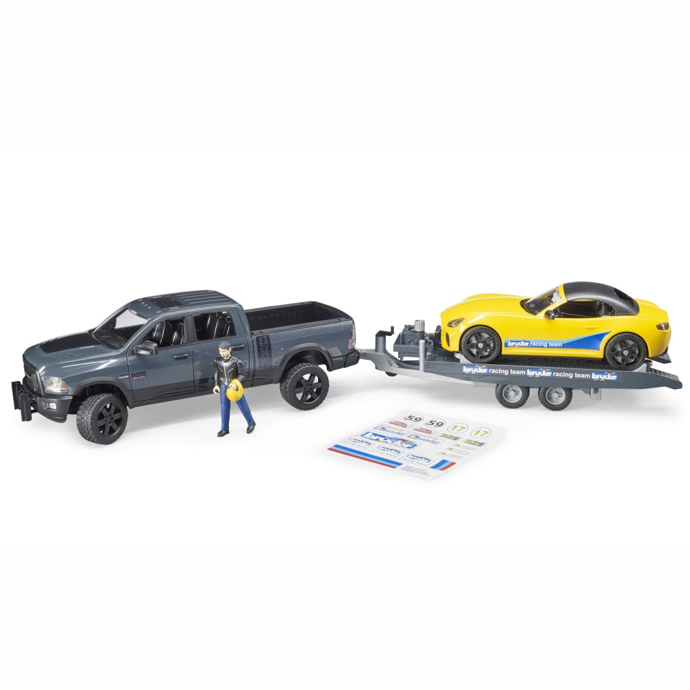 Load image into Gallery viewer, BRUDER RAM 2500 Power Wagon Utility & Bruder Road Racing Team