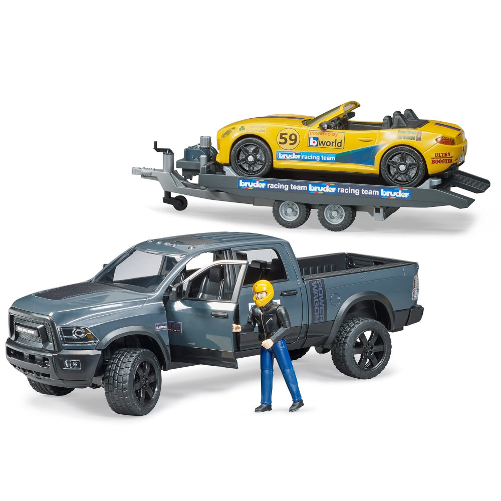 Load image into Gallery viewer, BRUDER RAM 2500 Power Wagon Utility & Bruder Road Racing Team