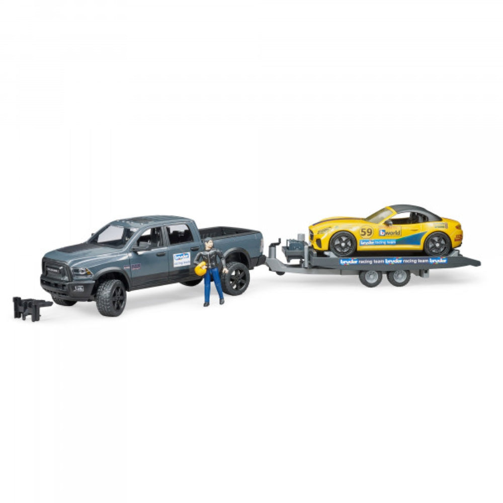Load image into Gallery viewer, BRUDER RAM 2500 Power Wagon Utility & Bruder Road Racing Team
