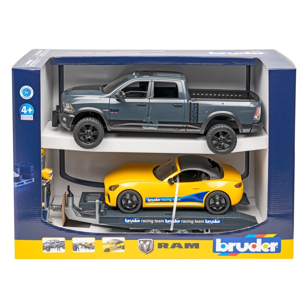 Load image into Gallery viewer, BRUDER RAM 2500 Power Wagon Utility & Bruder Road Racing Team