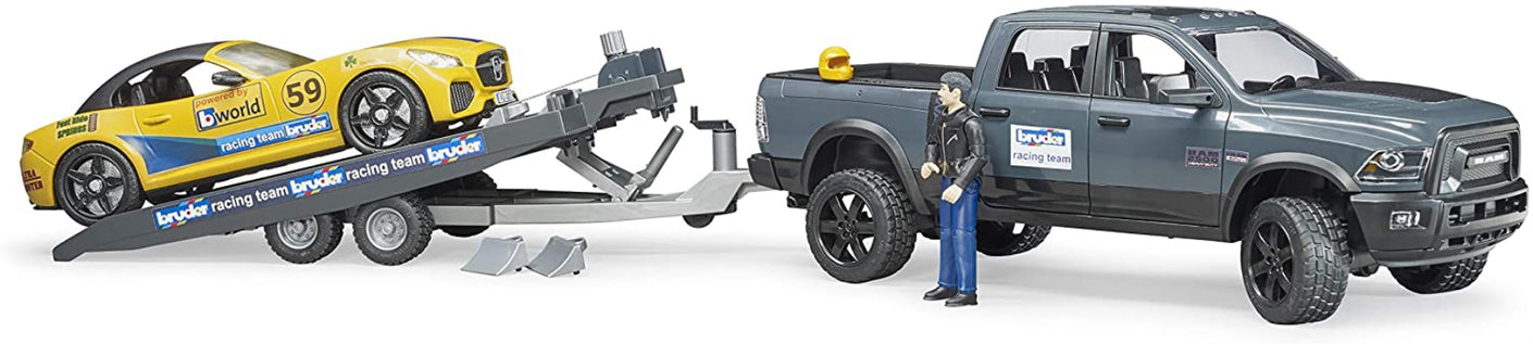 Load image into Gallery viewer, BRUDER RAM 2500 Power Wagon Utility & Bruder Road Racing Team