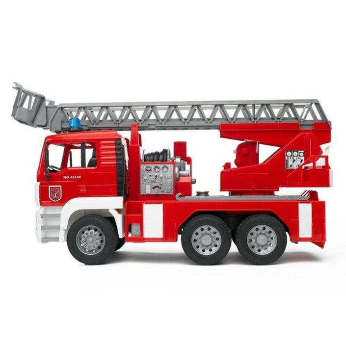 BRUDER MAN TGA Fire Engine w/Water Pump & Light & Sound Module 1:16