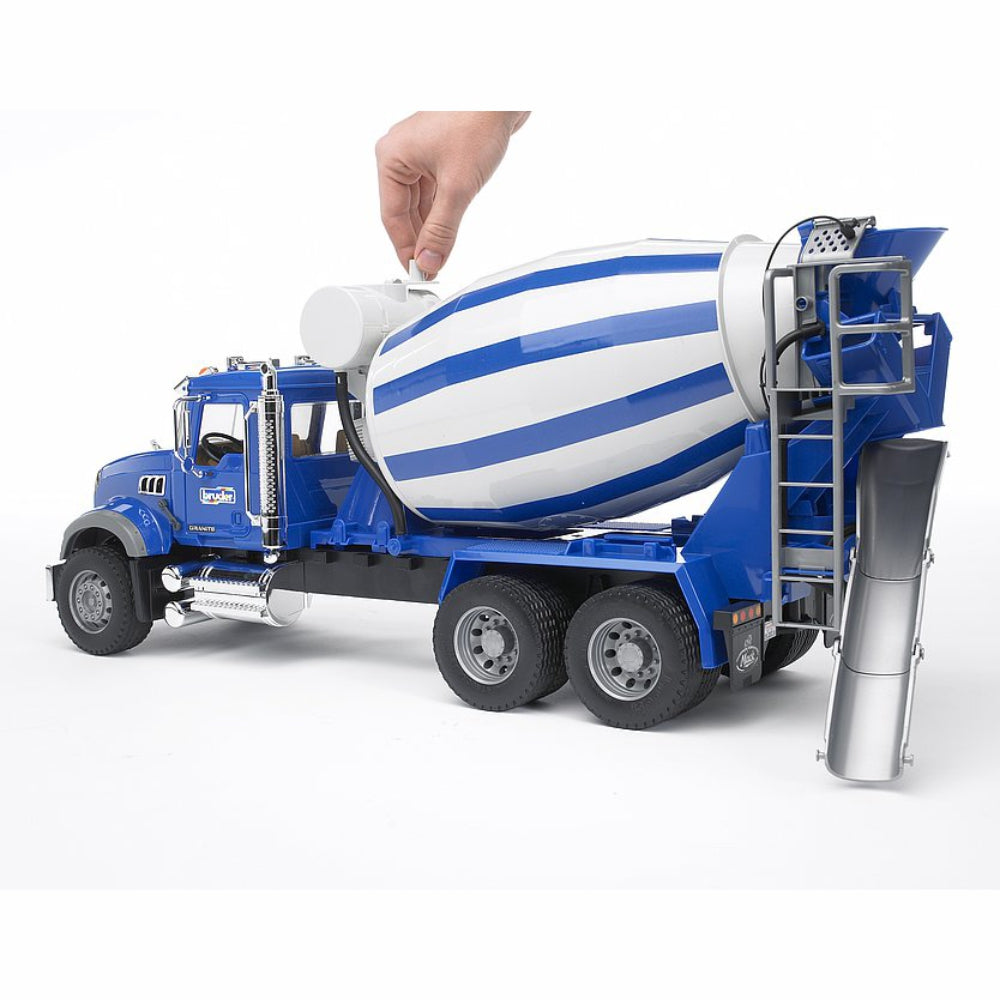 Load image into Gallery viewer, BRUDER MACK Granite Cement Mixer 1:16
