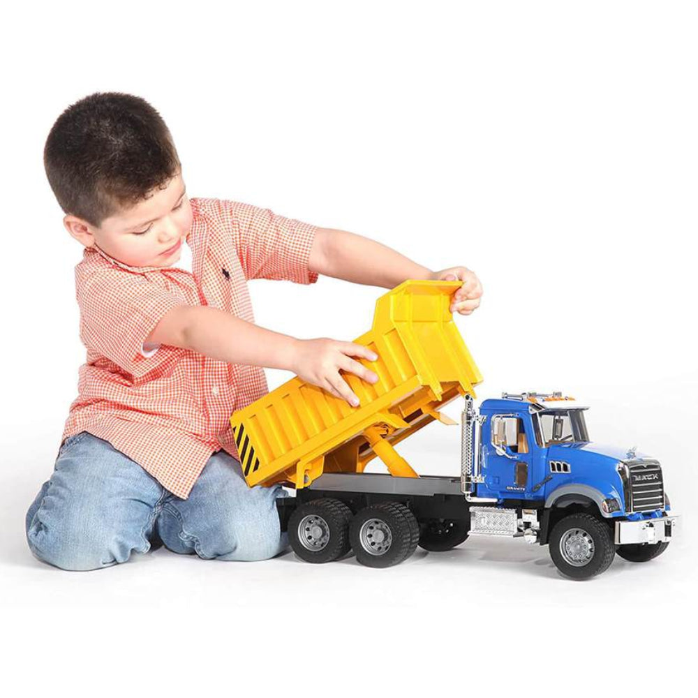 Load image into Gallery viewer, BRUDER MACK Granite Tip up truck