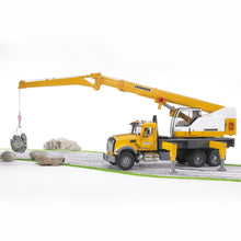 Load image into Gallery viewer, BRUDER MACK Granite Liebherr crane truck 1:16
