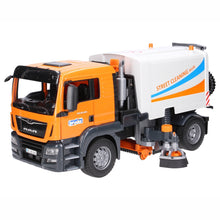 Load image into Gallery viewer, BRUDER MAN TGS Toy Street Sweeper
