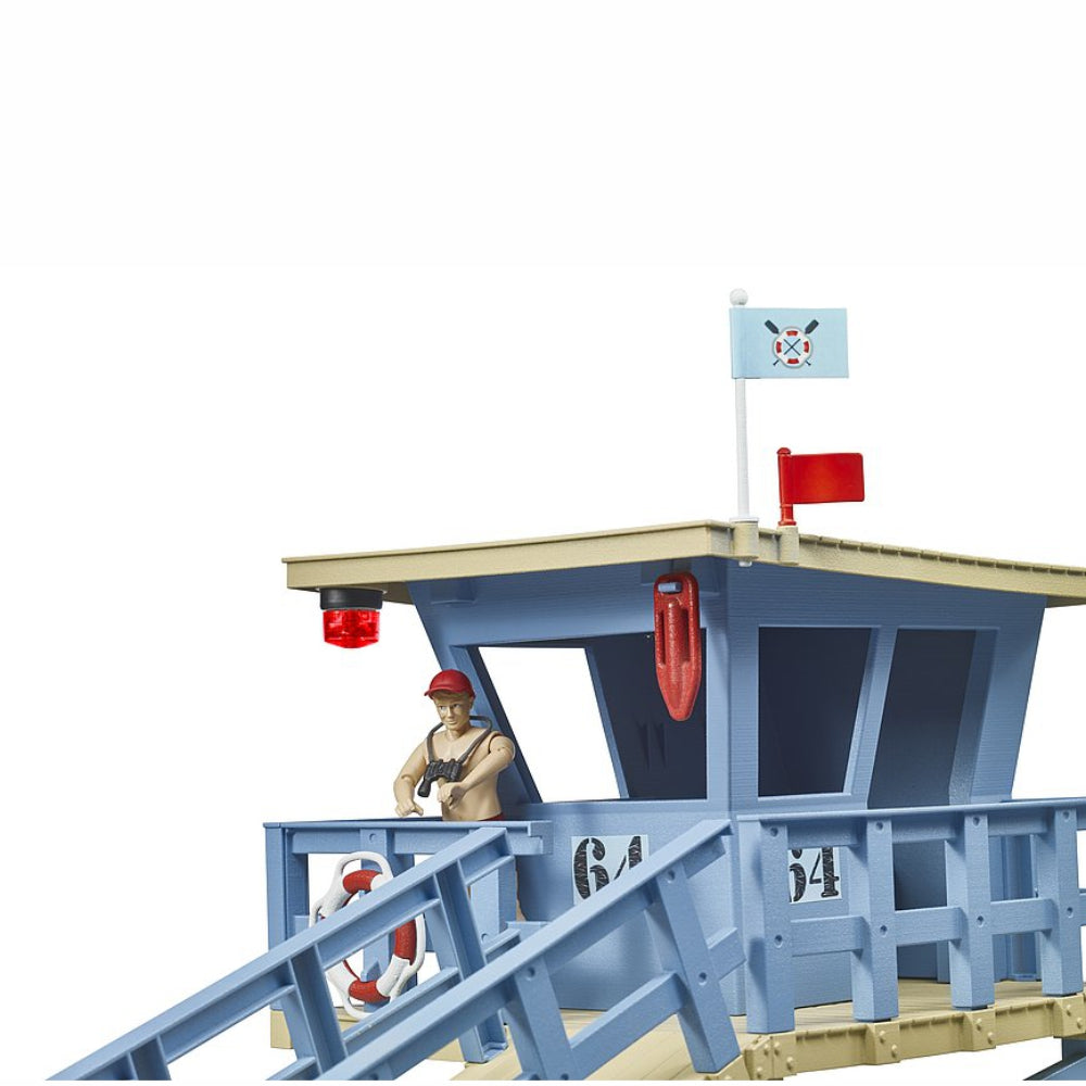Load image into Gallery viewer, BRUDER Life Guard Station with Quad & Personal Water Craft