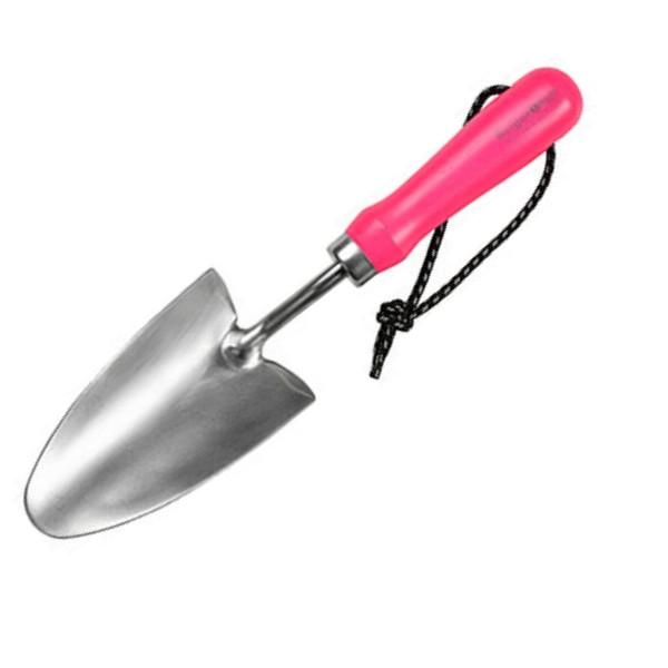 pink garden trowel BURGON & BALL FloraBrite Gardening Hand Trowel - Pink