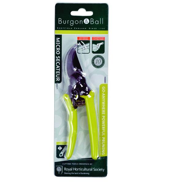 Load image into Gallery viewer, BURGON & BALL  |  Micro Secateurs - Green