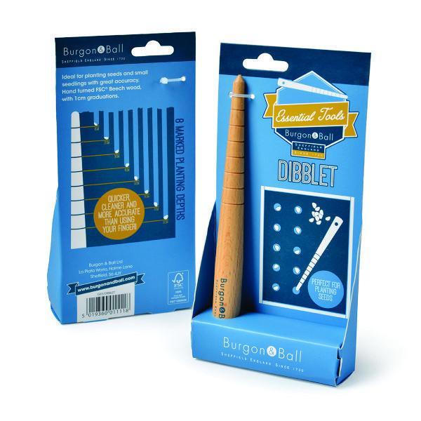 Load image into Gallery viewer, BURGON & BALL Essential Tools - Wooden Planting Dibblet