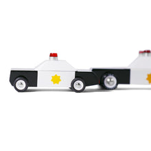 Load image into Gallery viewer, CANDYLAB Mini Single - Police Wooden Toy Car
