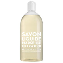 Load image into Gallery viewer, COMPAGNIE DE PROVENCE Extra Pur Liquid Soap Refill, 1 Litre - Cotton Flower