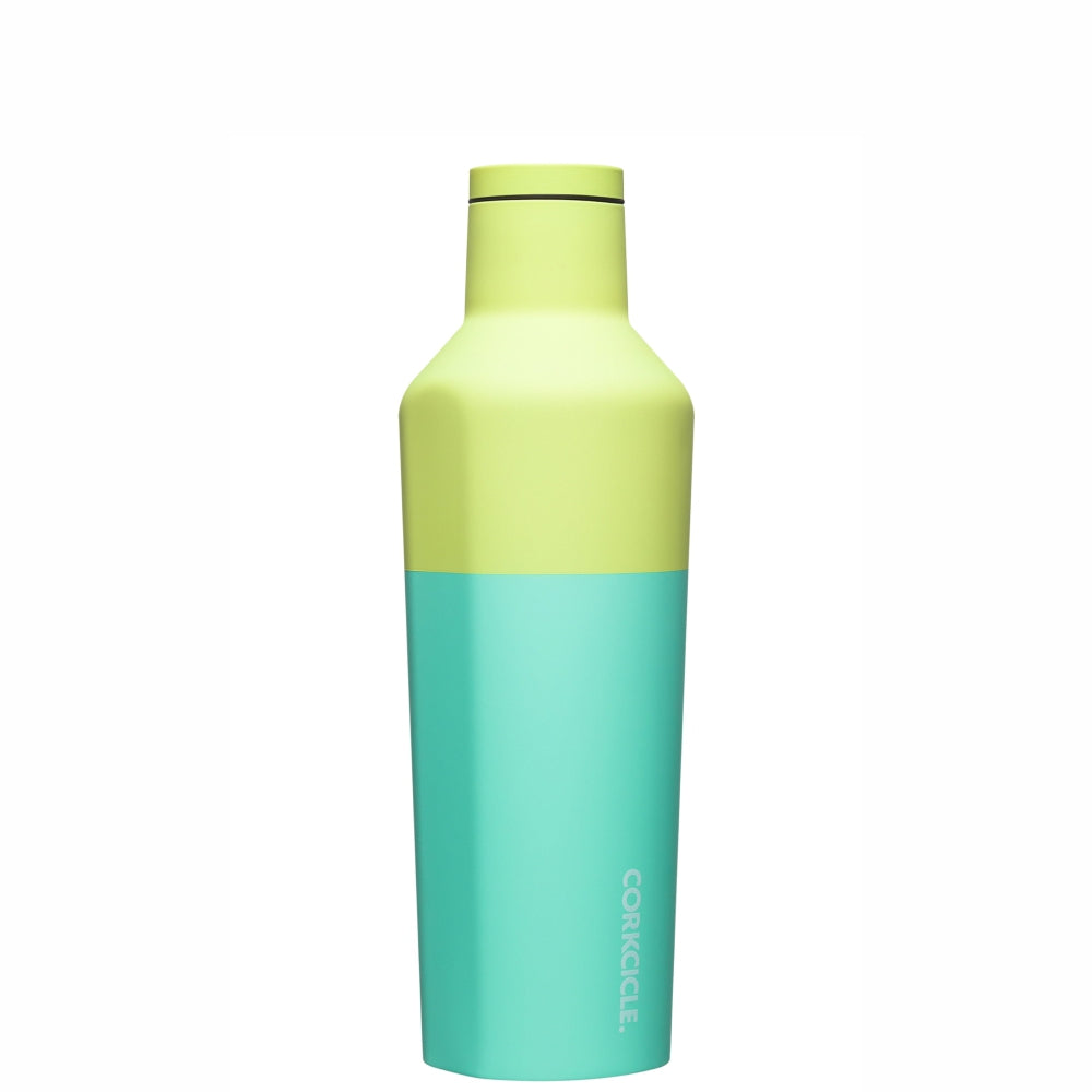 CORKCICLE *Exclusive* Stainless Steel Insulated Water Bottle 16oz (470ml) - Colour Block Limeade **CLEARANCE**