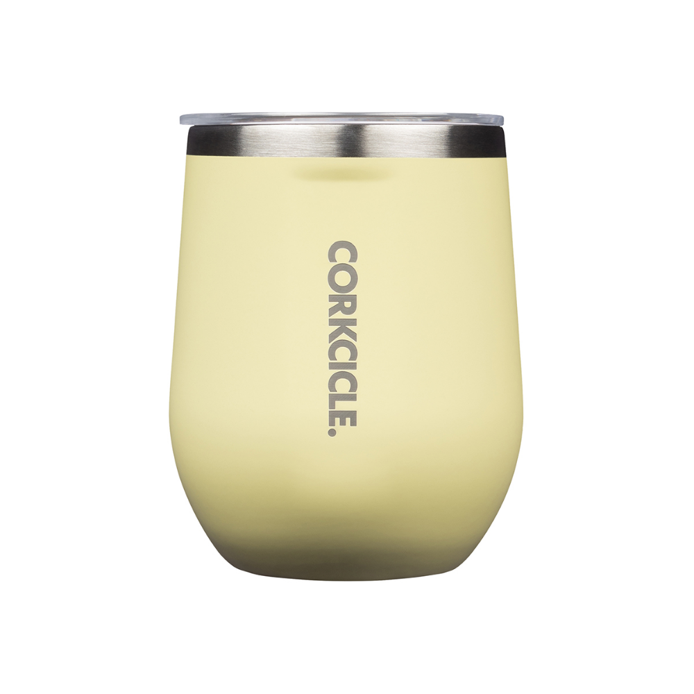 CORKCICLE Classic Stemless 355ml Insulated Stainless Steel Cup - Buttercream **CLEARANCE**