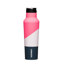 Load image into Gallery viewer, CORKCICLE Insulated Sports Canteen Bottle 20oz (600ml) - Colour Block Electric Pink **CLEARANCE**