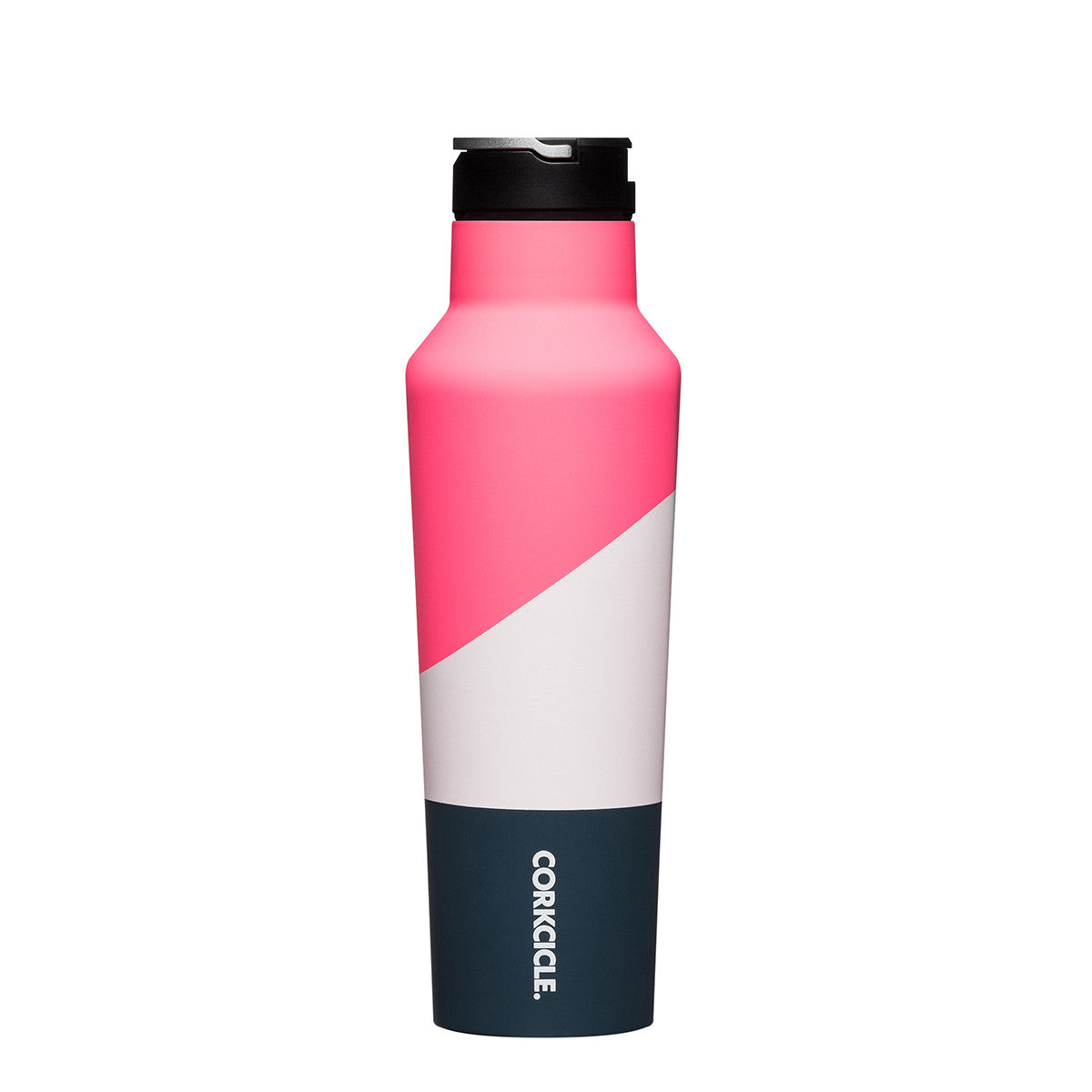 Load image into Gallery viewer, CORKCICLE Insulated Sports Canteen Bottle 20oz (600ml) - Colour Block Electric Pink **Limited Stock**