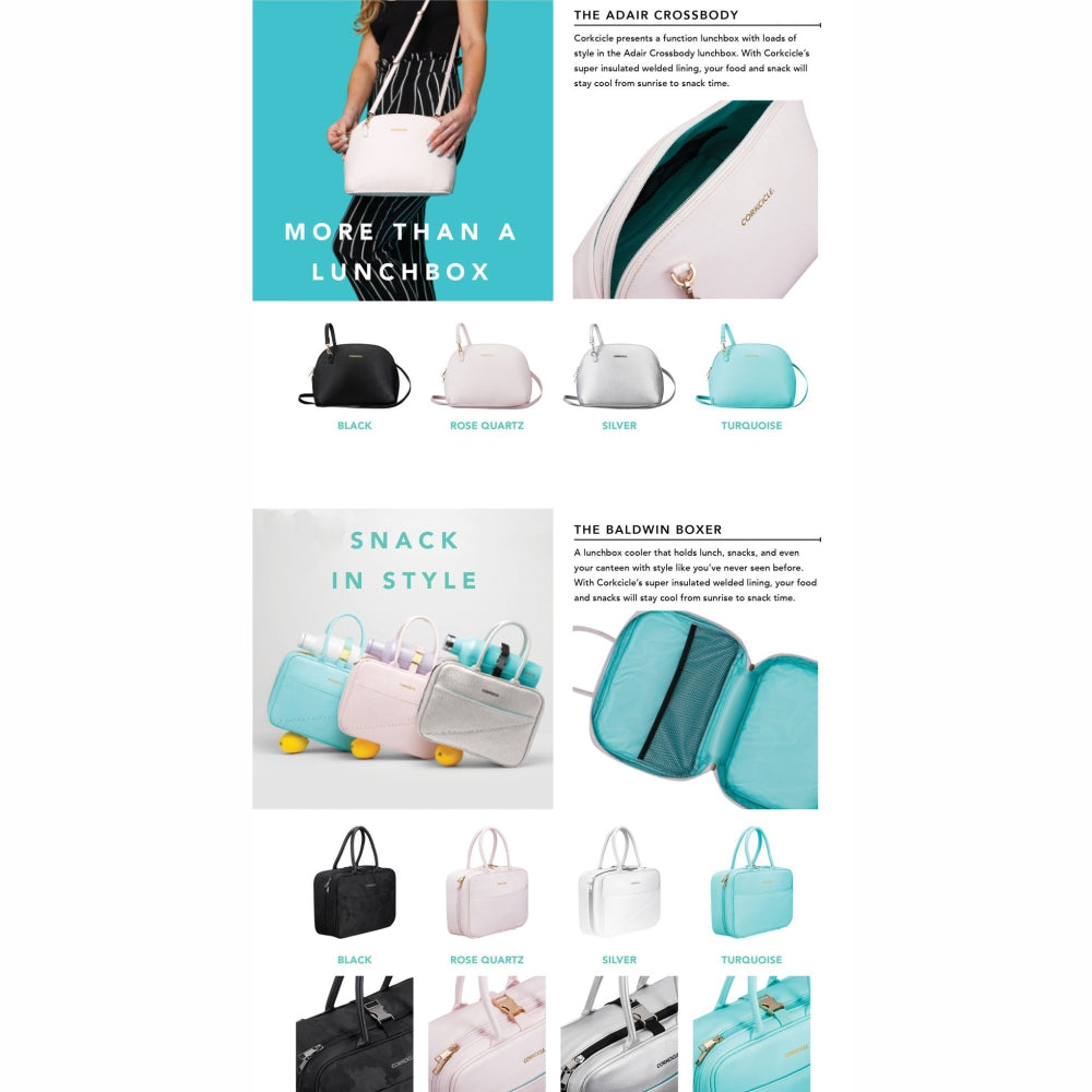 Load image into Gallery viewer, CORKCICLE Virginia Insulated Tote Cooler Bag - Black **Limited Stock**