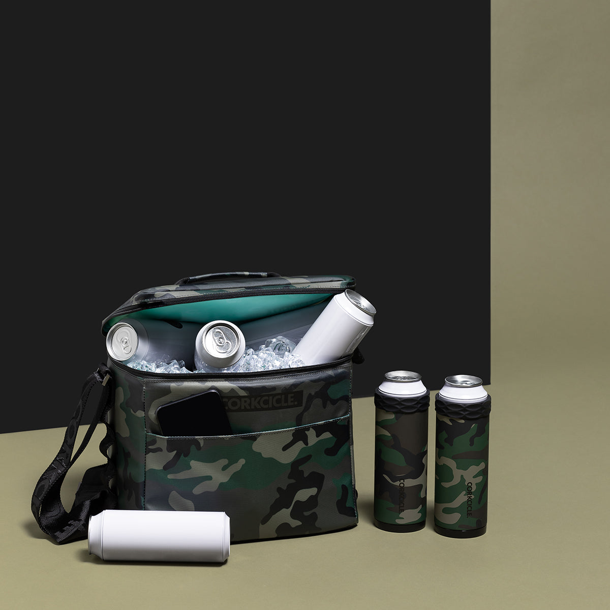 Load image into Gallery viewer, CORKCICLE Cooler Bag Mills 8 - Woodland Camo **Limited Stock**