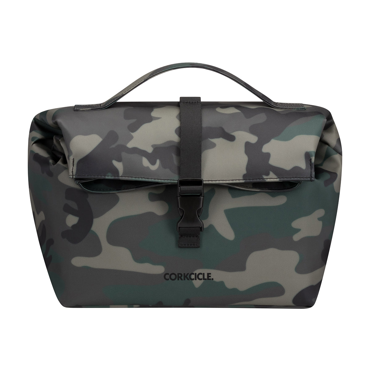 Load image into Gallery viewer, CORKCICLE Cooler Bag Nona Roll-Top - Woodland Camo Lunch Bag **Limited Stock**