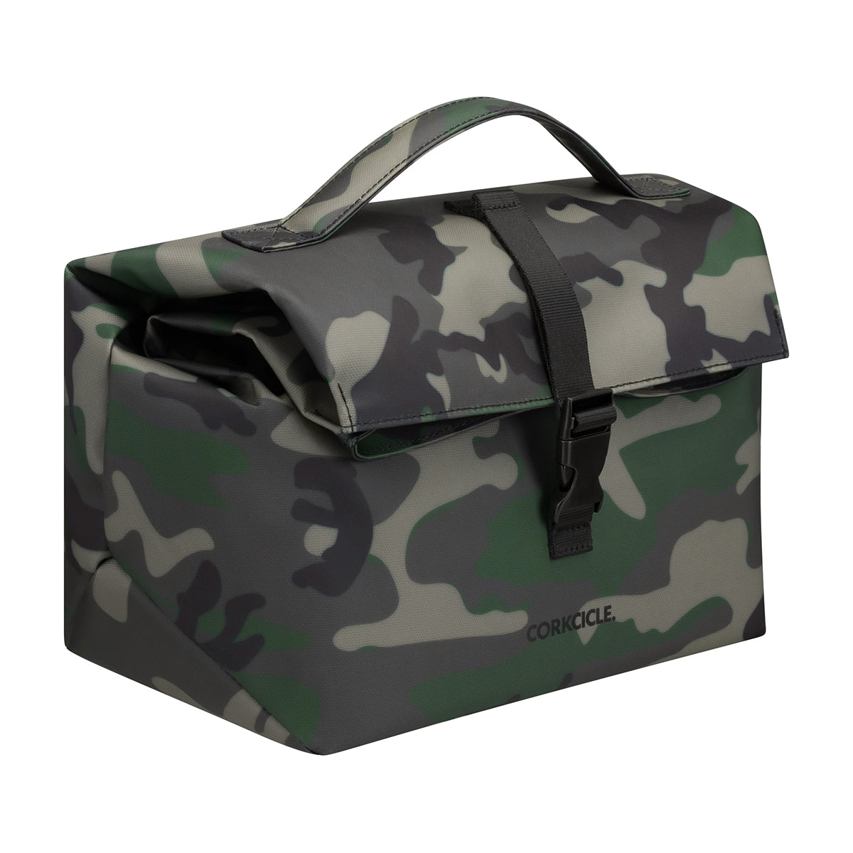 Load image into Gallery viewer, CORKCICLE Cooler Bag Nona Roll-Top - Woodland Camo Lunch Bag **Limited Stock**