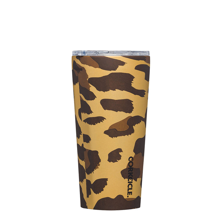 CORKCICLE Stainless Steel Insulated Luxe Tumbler 16oz (475ml) - Leopard **CLEARANCE**