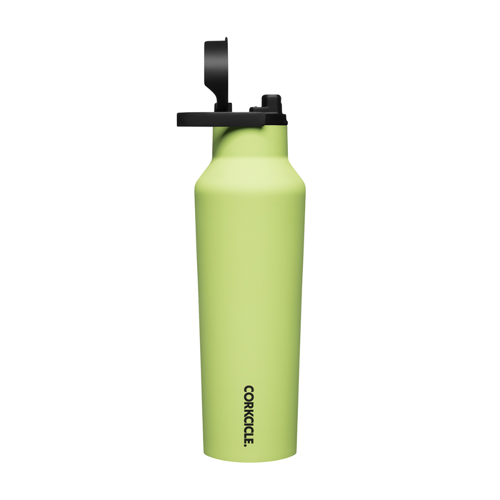 Load image into Gallery viewer, CORKCICLE Series A Sports Canteen 600ml Insulated Stainless Steel Bottle - Neon Lights Citron **Limited Stock**