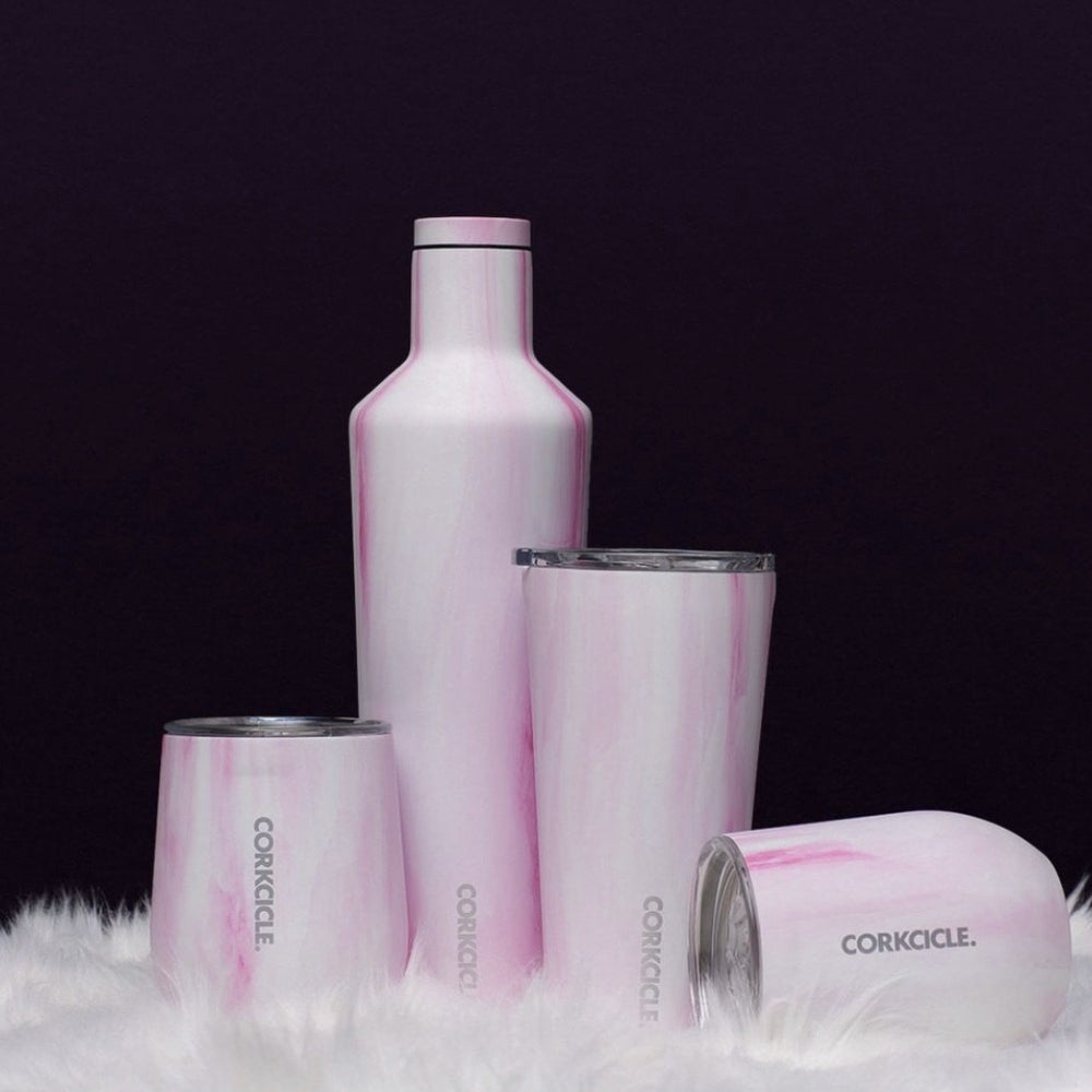 Load image into Gallery viewer, CORKCICLE Stainless Steel Insulated Stemless Cup 12oz - Origins Pink Marble **Limited Stock**
