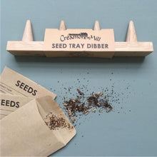 Load image into Gallery viewer, CREAMORE MILL Oak Seed Tray Dibber