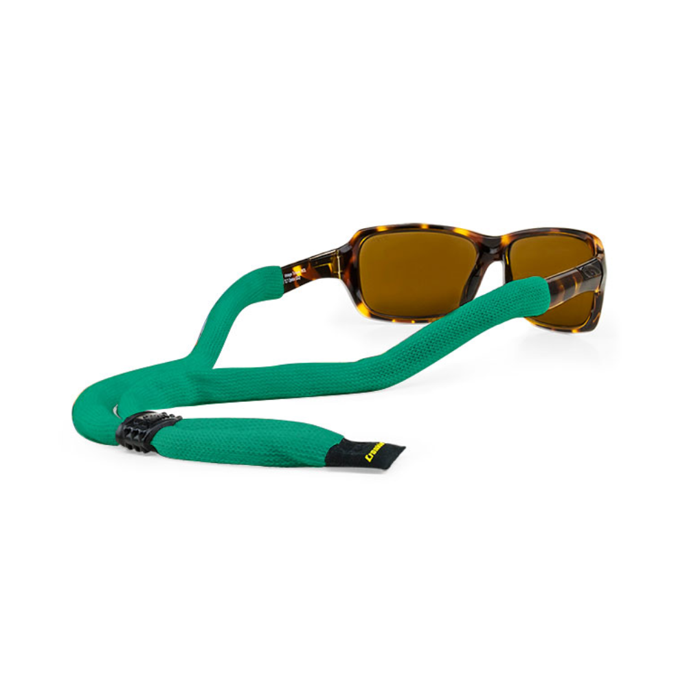 CROAKIES Suiter Cotton Sunglasses Strap - Green