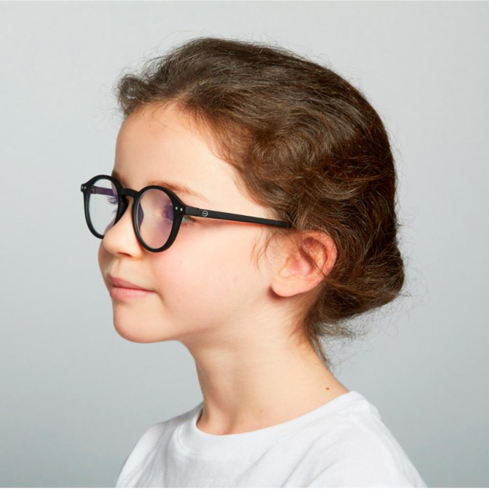 Load image into Gallery viewer, IZIPIZI PARIS SCREEN Glasses Junior Kids STYLE #D - Black (3-10 YEARS) **CLEARANCE**