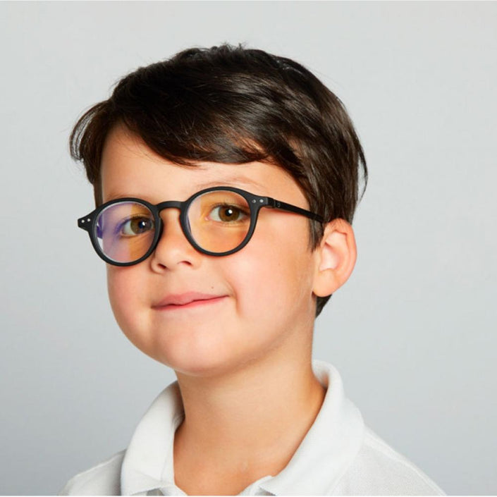 IZIPIZI PARIS SCREEN Glasses Junior Kids STYLE #D - Black (3-10 YEARS)