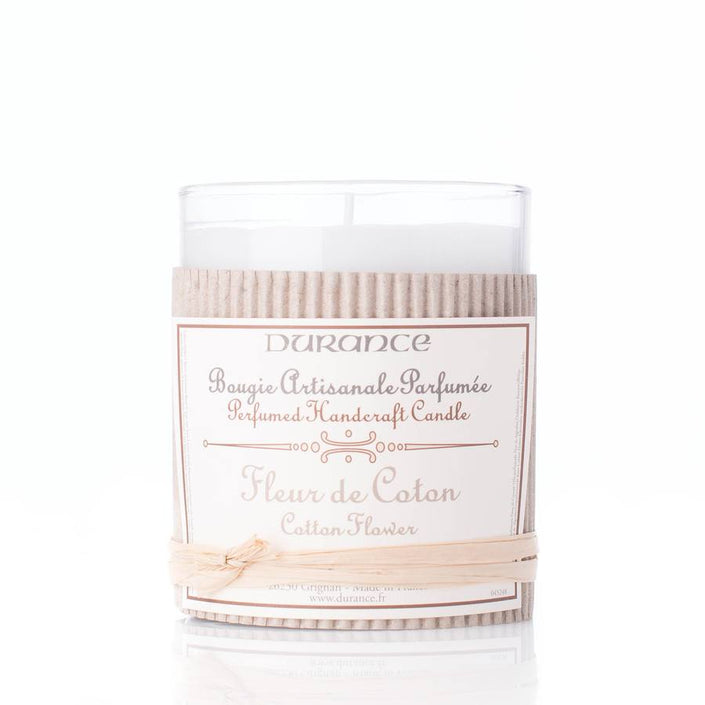 DURANCE Handcrafted Perfumed Candle - Cotton Flower