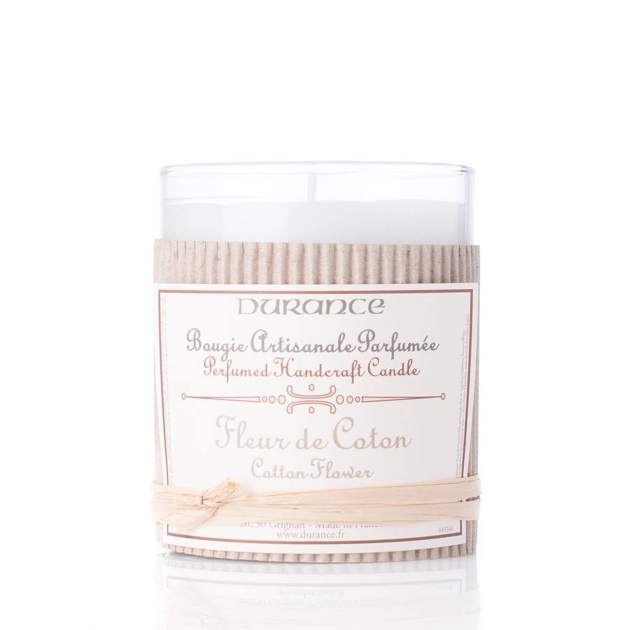 Load image into Gallery viewer, DURANCE Handcrafted Perfumed Candle - Cotton Flower