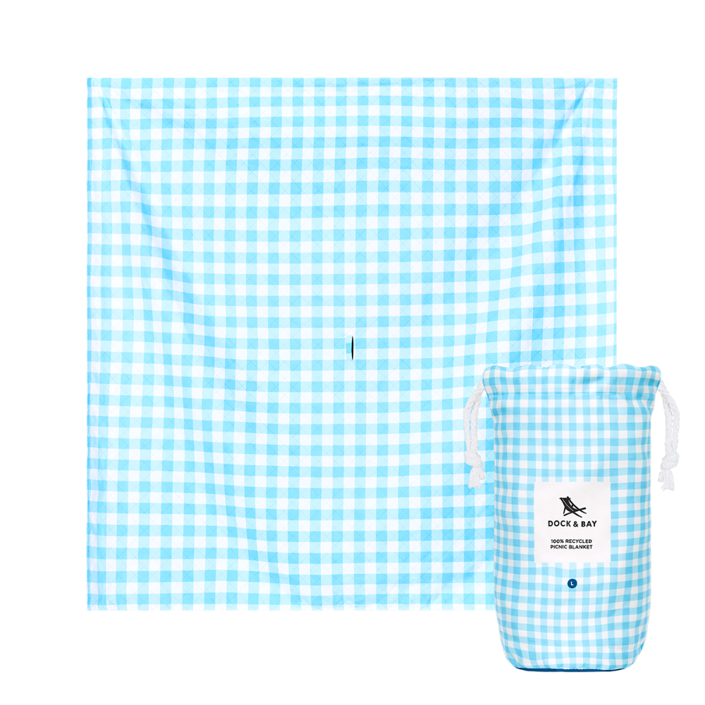 Load image into Gallery viewer, DOCK & BAY 100% Recycled Large Picnic Blanket - Blueberry Pie