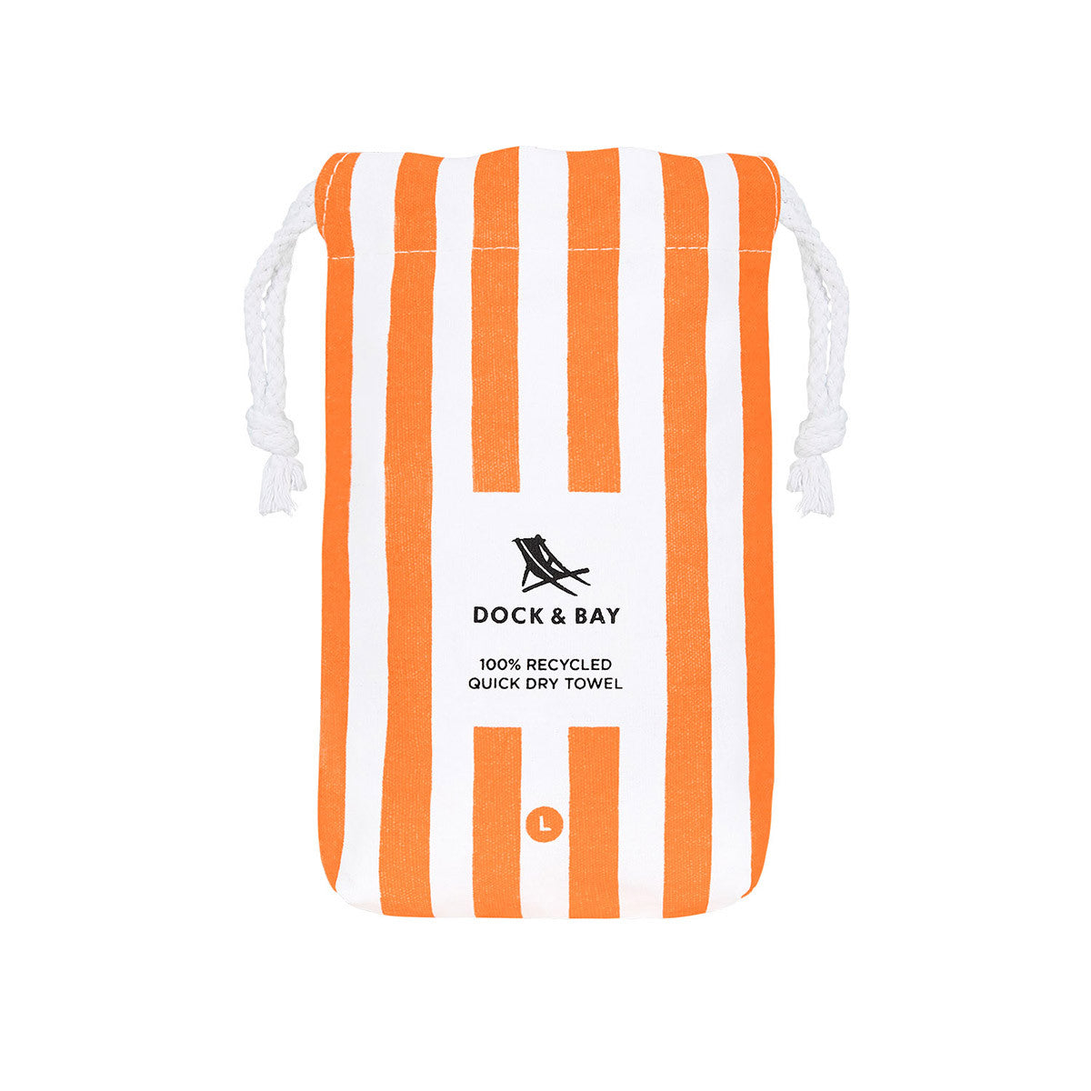 Load image into Gallery viewer, DOCK & BAY Quick-dry Beach Towel 100% Recycled Cabana Collection - Ipanema Orange
