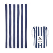 Load image into Gallery viewer, DOCK &amp; BAY Quick-dry Beach Towel 100% Recycled Cabana Collection - Whitsunday Blue