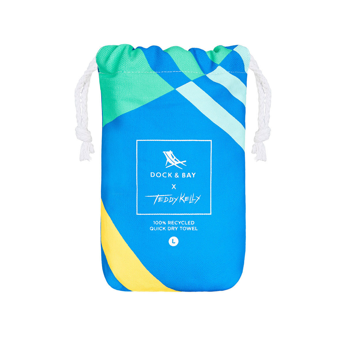 Load image into Gallery viewer, DOCK & BAY x TED KELLEY Quick-dry Beach Towel 100% Recycled Street Art Collection - Share Your Passion