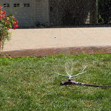 Load image into Gallery viewer, DRAMM ColourStorm Whirling 3 arm Garden Sprinkler - Berry / Violet