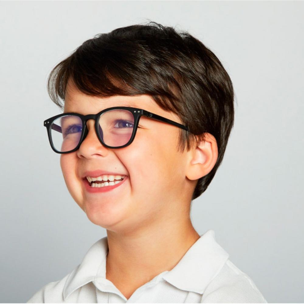 IZIPIZI PARIS SCREEN Glasses Junior Kids STYLE #E - Black (5-10 YEARS)