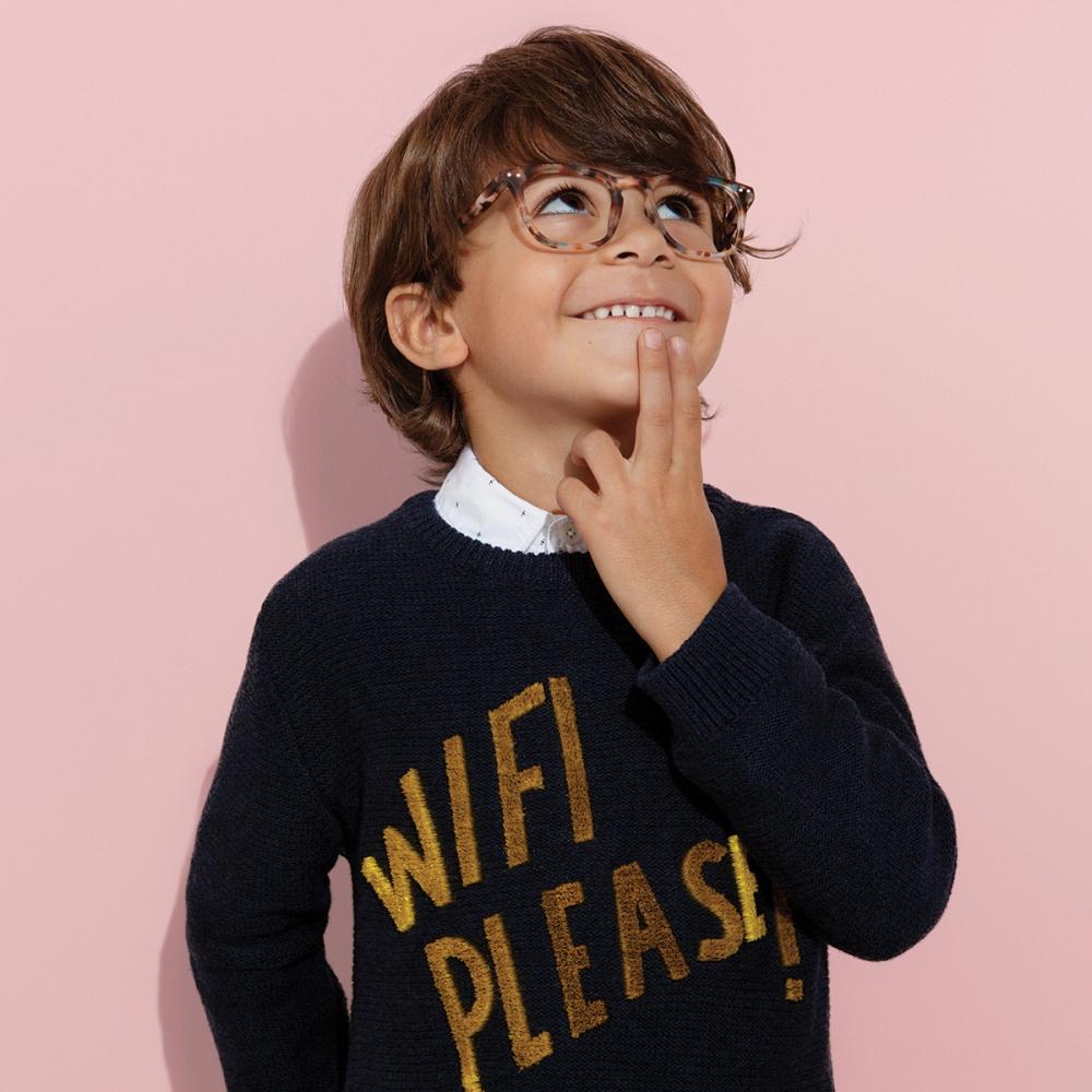 Load image into Gallery viewer, IZIPIZI PARIS SCREEN Glasses Junior Kids STYLE #E - Blue Tortoise (3-10 YEARS) **CLEARANCE**