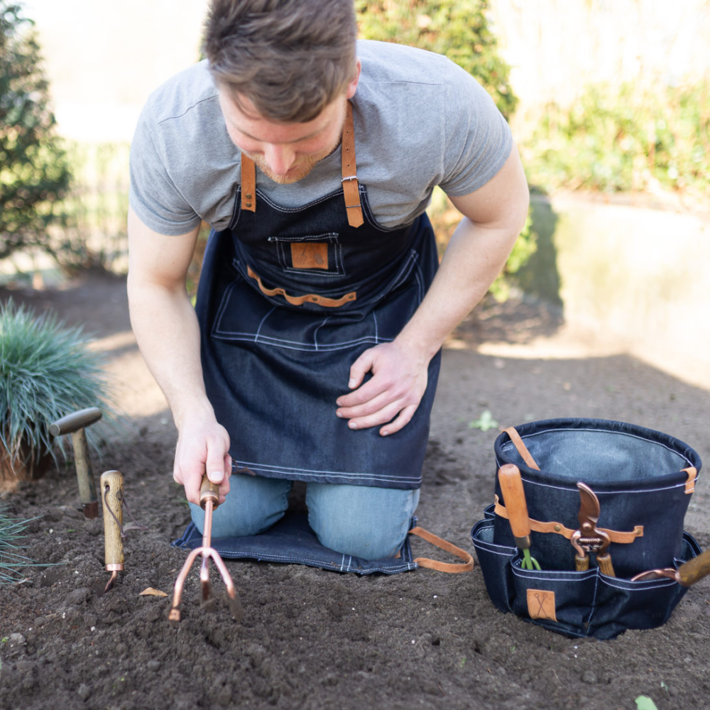 Load image into Gallery viewer, ESSCHERT DESIGN Denim Garden Tool Bag
