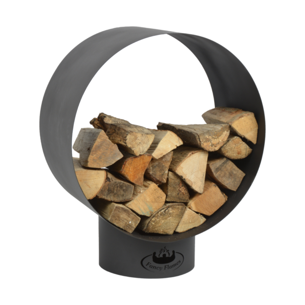 ESSCHERT DESIGN Round Steel Log Rack
