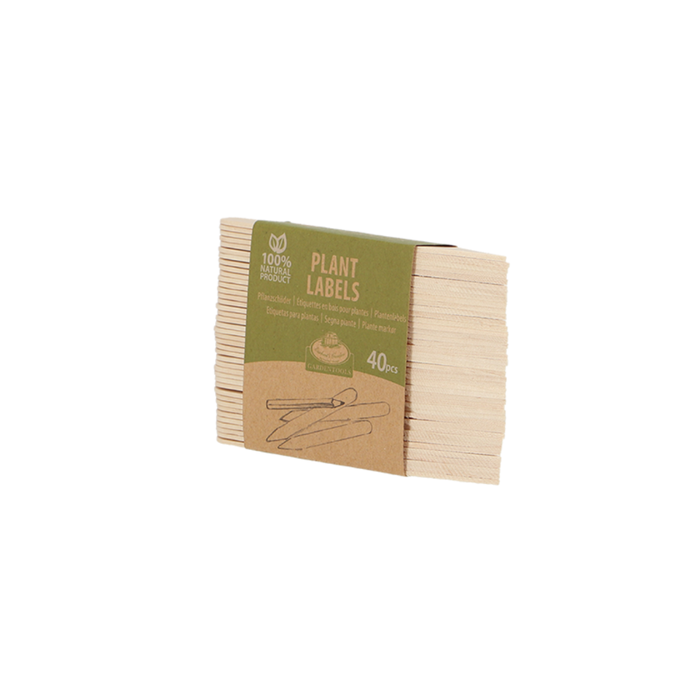 Load image into Gallery viewer, ESSCHERT DESIGN Wooden Plant Labels Small - Set of 40