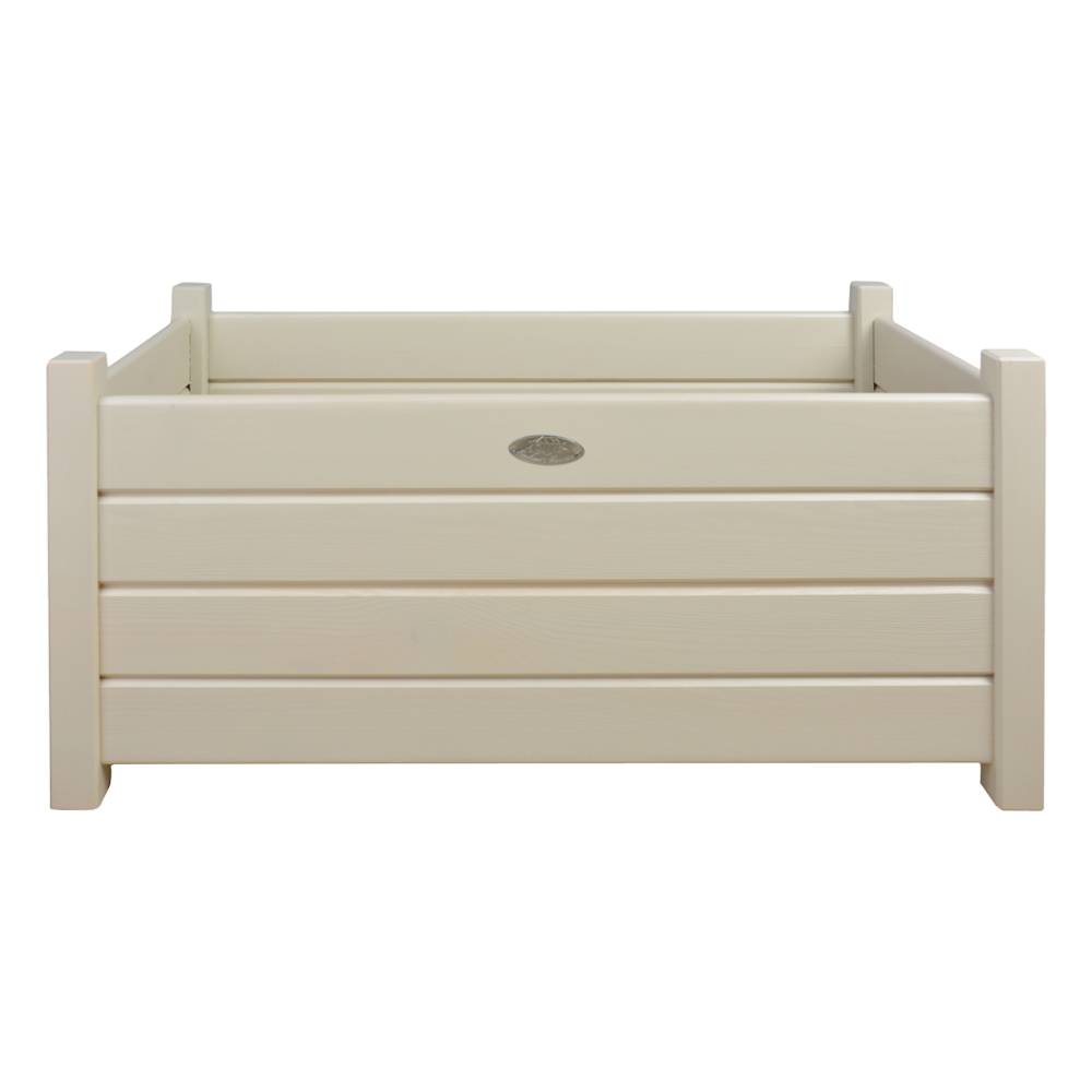 Load image into Gallery viewer, ESSCHERT DESIGN Wooden Rectangular Planter White - Set of 2 **Limited Stock**